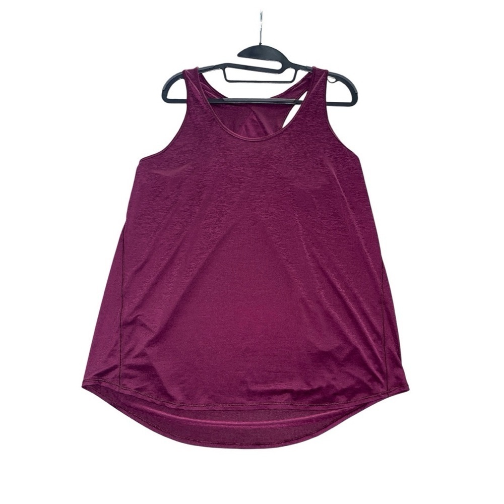 Lululemon Athletica Women's Essential Pleated Marvel Red Purple Tank M/L (8-10) - Picture 6 of 12